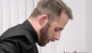 Altar boy gets ass creampied