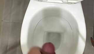 Jerking in Office Toilet