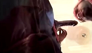 Vintage Hot Thug Sucking Big Black Dick Until Mouth Creampie