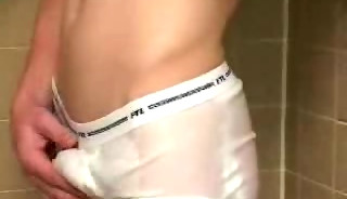 Pornstr Jremiah taking a shower