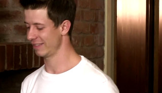 Fooled hetero guy sucks and rides his huge gay cock