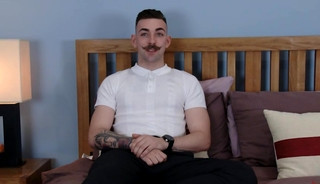 Straight Young & Hairy Rugby Player Miles Wanks his Big Uncut Cock & Squirts for England!