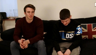 Straight Lads Finn & Dominic Wank Each Other's Big Uncut Cocks & Shoot their Loads!