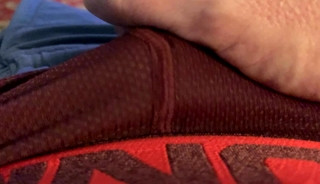 rubbing my dicks head through my underwear vocal cumming