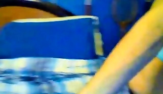 Cute sissy boy wearing girls cute panties.