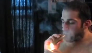 Tauro Burgess Smoking and Jacking Off