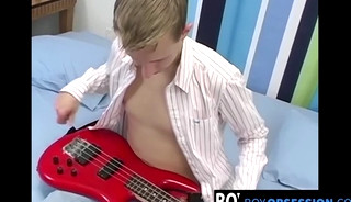 Petite Jacob Rex's solo stroking session post-interview chat