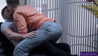 Barebacked stud Connor Halsted enjoys his therapy session