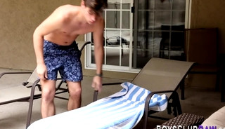 Horny gay stud fucks bareback