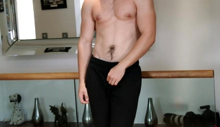 Young Straight Stud Lucas Returns & Wanks his Big Uncut Cock & Gets a Little Helping Hand!