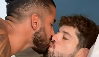 Skinny Latino pounds muscle hunk asshole