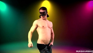 Long Haired Hunk Strips & Reveals Huge Uncut Cock