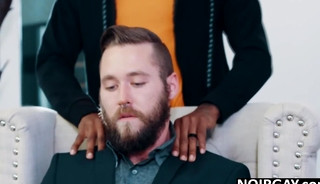 White journalist fucked by black gay all star player