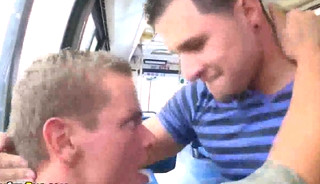 Brawny straightie jizzed