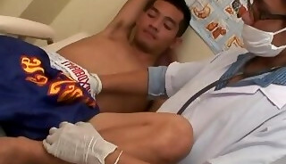 Asian bottom twink barebacked by doctor till cumshot