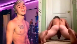 the hot naked blonde athlete