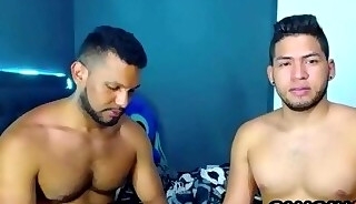 Wedding couple make love in front of the camera