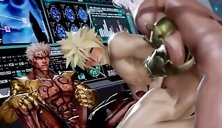 Gay muscle soldiers fucked hard by players