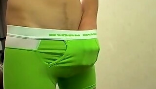 Handsome twink Joey Steels tries out his colorful undies