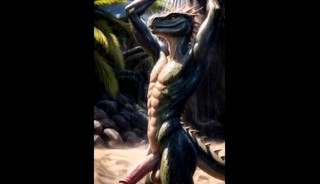 AI Furry - Showering