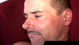 Nipple pierced mature thug makes himself blast out a load solo