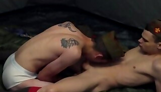 Kinky twink Austin moans during passionate ass drilling