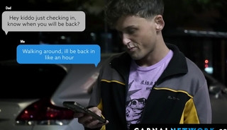 Young jock Hunter Graham felt Daddy's love as he slips into his mouth the DILF's meaty shaft