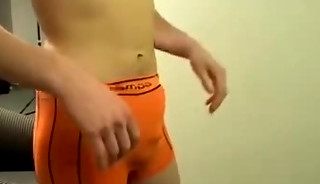 Solo cum in underwear