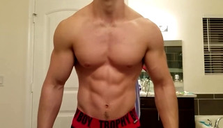 Jake orion flexing