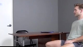 YoungPerps - Hot Stud Brought To The Backroom After Getting Caught Jerking Off I