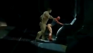 Big dick hulk fucks Spider Man