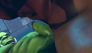 Huge dick Overwatch hero worshiped