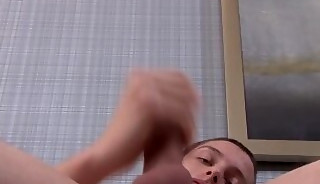 Twinky soldier stroking himself