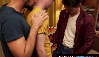 Uncle Jonah Wheeler slid up behind his nephew seeking out for his puckered-up hole
