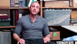 Straight hunk tastes cock for the first time and fucked