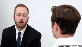 Obedient Mormon twink creampied after bareback banging