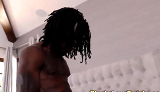 Ebony stud pounding white stud