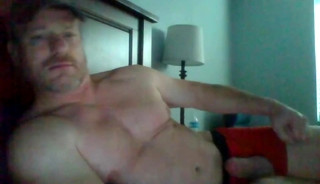 Hot 40 year old jerks off