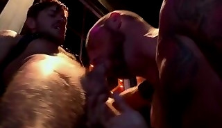 Huge cock stud sucking dick