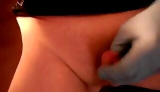 Small cock no balls tuggin!