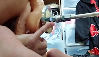 Double dildo penetration