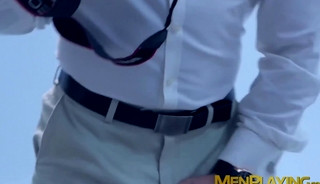 Classy model ass banged by muscled photographer