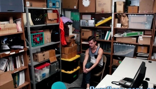 Amateur thief gets ass fucked