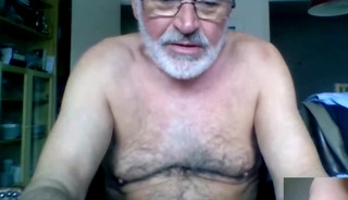 silver daddy lars jerking off