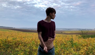 Hot Boy MASTURBATE OUTDOOR / 23 Cm / Huge DICK / Sexy ABS / Teen Boy / Stud