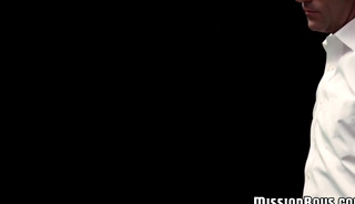 Servile twink gets fingered and ass stretched by hot daddys