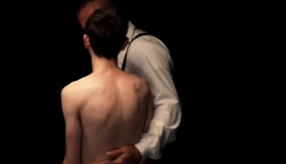 Skinny hairy Twink moans with pleasure