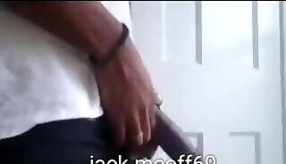 caught off n my homeboy bathroom pt he saw jack meoff p