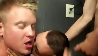 Cocksucking & bukkake party