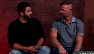 Chubby guys Lanz Adams & Bubba Dip are having gay action